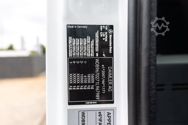 Hook arm system Mercedes-Benz ATEGO 1624 L + HIAB