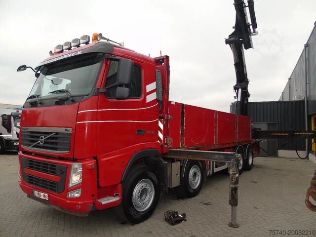 Crane truck Volvo FH 12.460 + HIAB 700E-6 HI HIPRO + JIB 4X + 8X4...