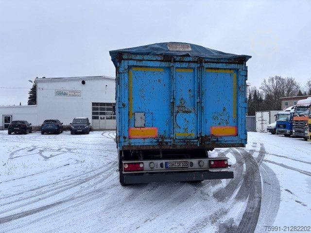 Tipper semitrailer  Stahlmuldenkipper für Schrotttransport