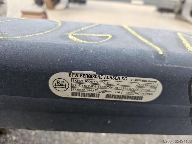Achse BPW SKHZF 9008-15 ECO P / MEGA AXLE / DISC