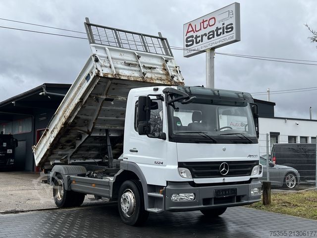 Three-sided tipper truck MERCEDES-BENZ Atego 1224 MEILLER 4m Blatt/Blatt Tempomat AHK
