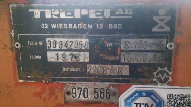 Scissors lift TREPEL 10 000kg TREPEL S100/6