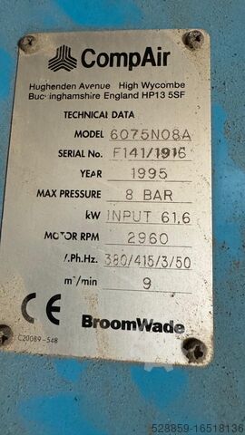 Compressor CompAir 6075N08A