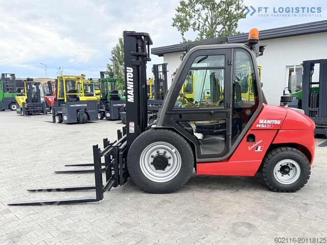 Rough terrain forklift Manitou MSI30 / DIESEL / DUPLEX 3350 / CABIN