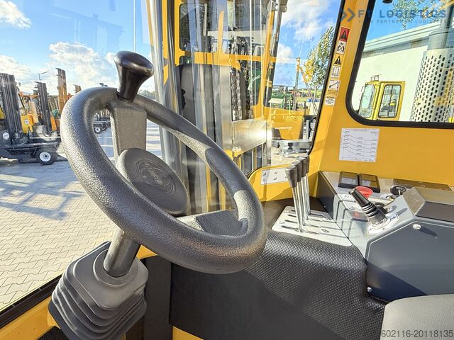 4-way forklift Combilift C5000XL GAS DUPLEX 6000MM FREE LIFT
