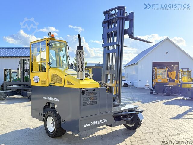 4-way forklift Combilift C5000XL GAS DUPLEX 6000MM FREE LIFT
