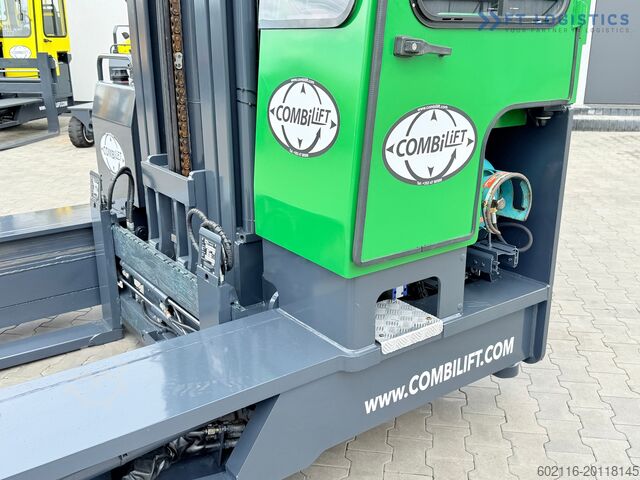 4-way forklift truck Combilift C4000 / GAS / 9300MM / FREE-LIFT / CABIN