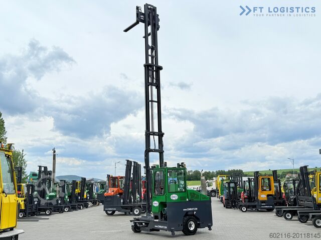4-way forklift truck Combilift C4000 / GAS / 9300MM / FREE-LIFT / CABIN