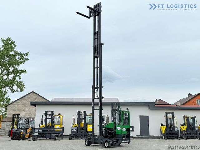 4-way forklift truck Combilift C4000 / GAS / 9300MM / FREE-LIFT / CABIN