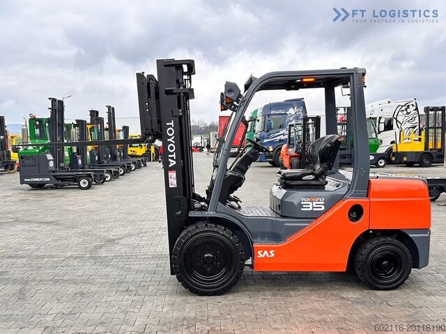 4-wheel forklift Toyota 52-8FDJF35 / DIESEL / 2016 / 2096 HOURS
