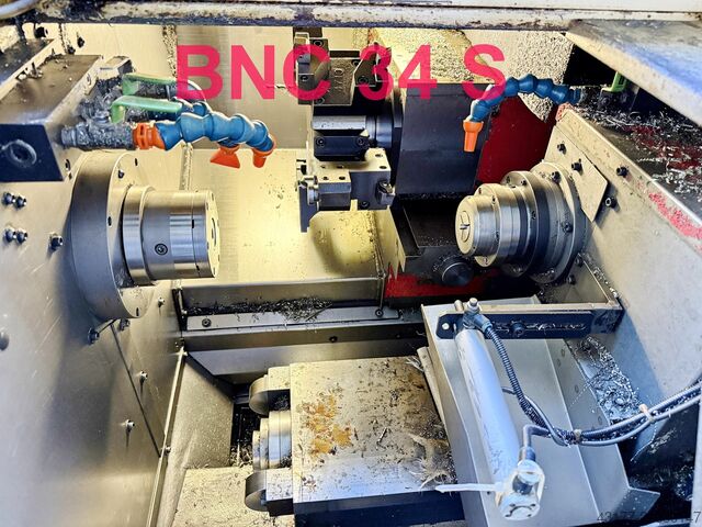 CNC Drehmaschine Drehautomat Drehbank Miyano Citizen ( kein Traub Okuma DMG ) BNC 34-S Gegenspindel + JNC 45-T 2. Rev
