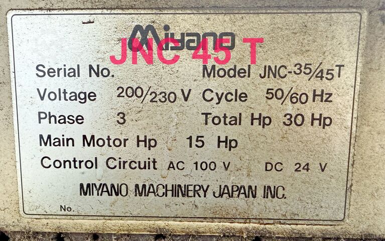 CNC Drehmaschine Drehautomat Drehbank Miyano Citizen ( kein Traub Okuma DMG ) BNC 34-S Gegenspindel + JNC 45-T 2. Rev