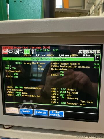 Spritzgießmaschine, Gussmaschine Arburg 370 800-350 Selectra