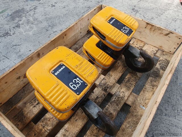 DEMAG hook block / crane hook / hook DEMAG 2,5 ton / 6,3 ton / 25 ton