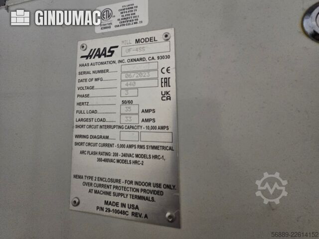 HAAS VF-4SS HAAS VF-4SS