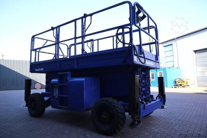Scissor lift Haulotte H15SX New Tyres, Diesel, 4x4 Drive, 15 Working Hei
