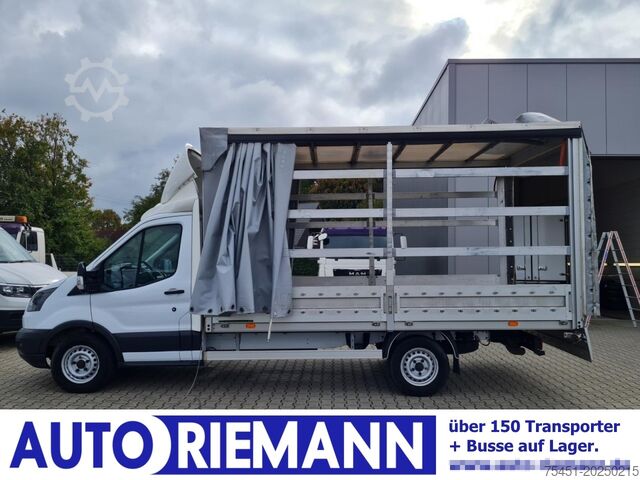 Curtain sider van Ford Transit 35 Pritsche Schiebe Plane TDCi L3 KLIMA