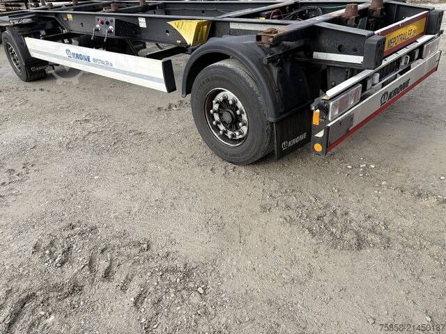 Swap chassis trailer Krone Lafette Breitreifen 445 + langer Hub