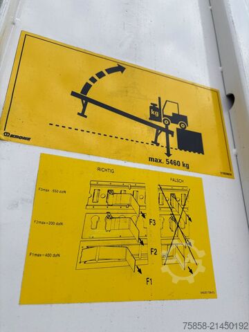 Swap body with box structure Krone BDF Stahl Wechselkoffer Türen