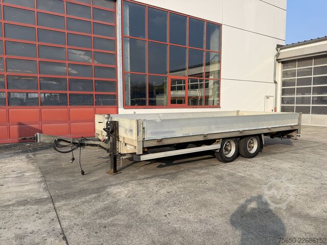 Low loader trailer Humbaur B6AG  Tandempritsche- Tieflader