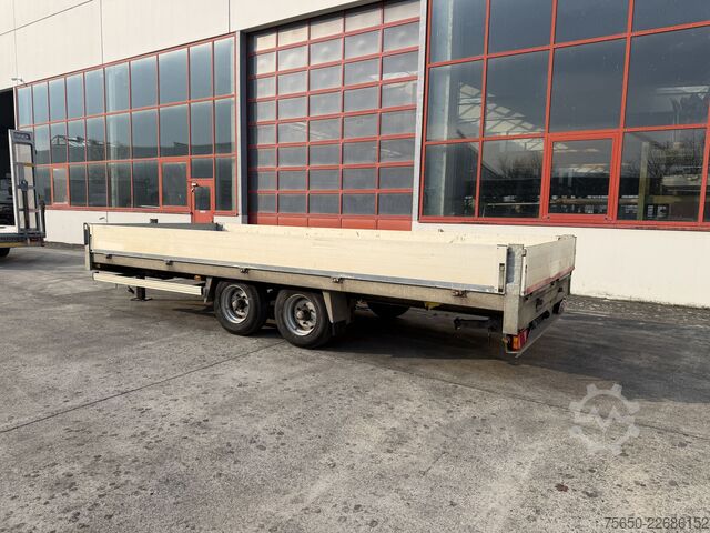 Low loader trailer Humbaur B6AG  Tandempritsche- Tieflader