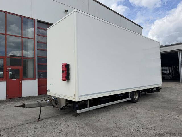Box trailer Ackermann Z-KA-F10.5/7,6  1 Achs Kofferanhänger mit Ladebordwand 10,5 t GG