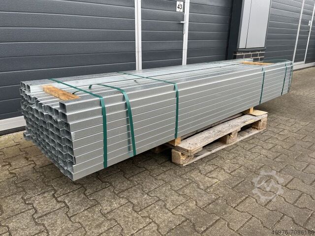 Durchschubsicherung Palettenregal SSI SchÀfer / lichte Weite: 2.765 mm / Profilabmessung: C: 60x40x8 mm