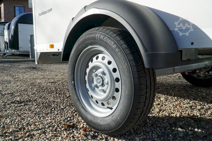 Box trailer Humbaur HK 133015-18P | RAMPE 304X151X180CM 1300KG KOFFERANHÄNGER