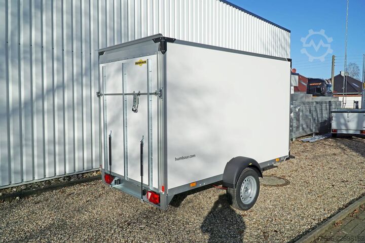 Box trailer Humbaur HK 133015-18P | RAMPE 304X151X180CM 1300KG KOFFERANHÄNGER