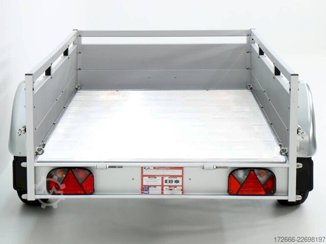 Box trailer Koch-Anhänger B1000 | ALUBODEN 205X105X45CM 1000KG TIEFLADER