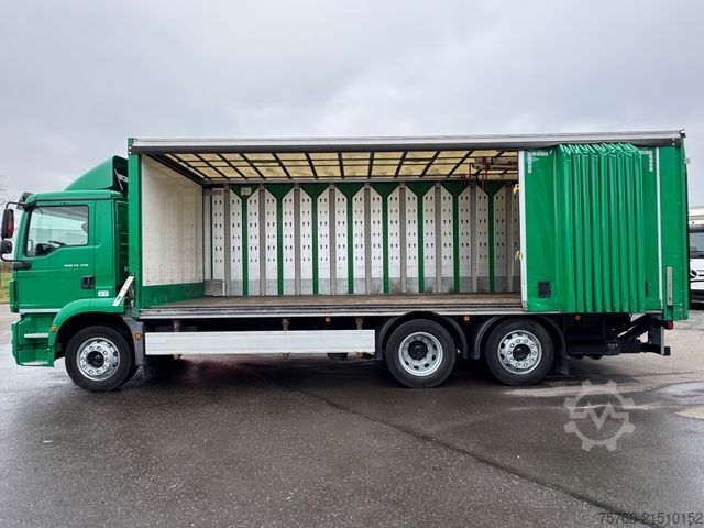 LKW mit Getränkeaufbau MAN TGM 26.320 L / LBW / 2xAHK / LENKACHSE / 18 PAL