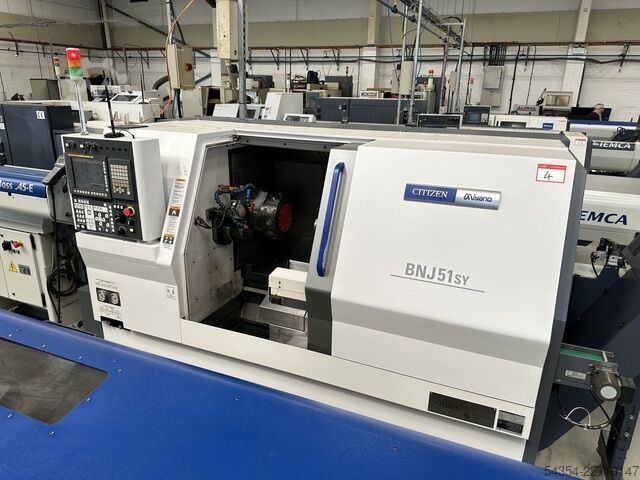 5-Achsen-Drehmaschine mit festem Spindelstock Citizen Miyano BNJ-51SY6