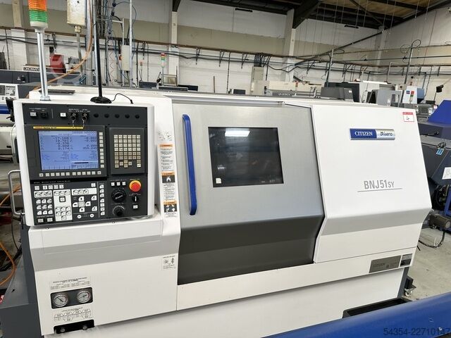 5-Achsen-Drehmaschine mit festem Spindelstock Citizen Miyano BNJ-51SY6
