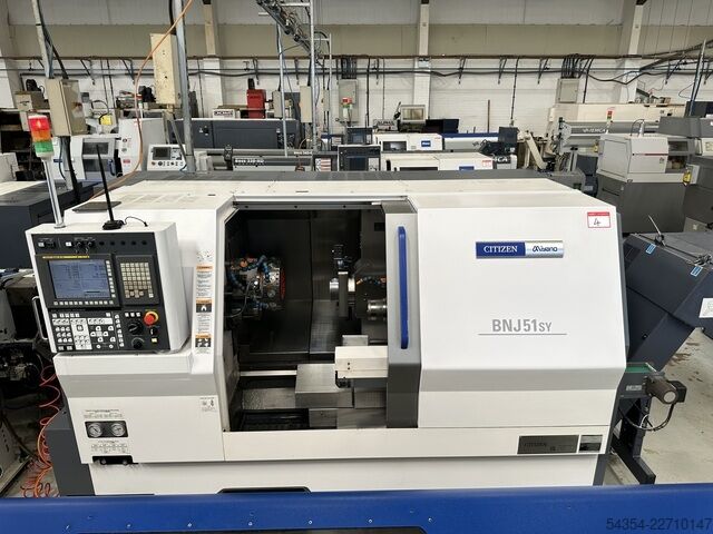 5-Achsen-Drehmaschine mit festem Spindelstock Citizen Miyano BNJ-51SY6