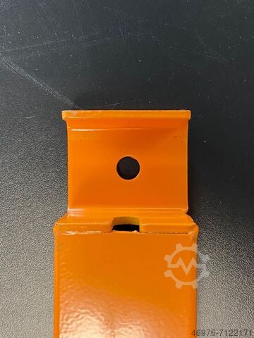 Tiefenauflage Tiefensteg Palettenregal Nedcon/ 1050 mm/ Traversenauflage: 43 mm / Materialfarbe: orange