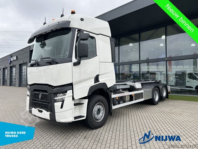 Container transportation Renault C 520 6X2 VDL Haakarm