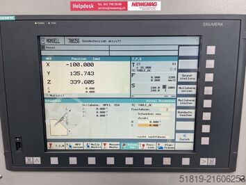 5-Achsen Bearbeitungszenter HEDELIUS RS 60 MAGNUM-2000