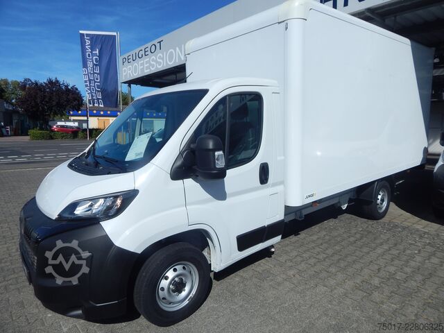 Transporter with box body – MEGA EQUIPMENT Peugeot Koffer LDB Ladebordwand 3,5t Boxer Standheizung+Navi+Kamera+Klimaauto
