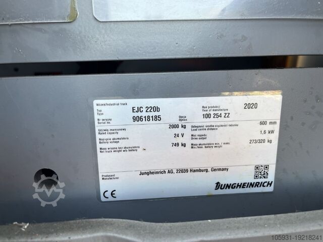 Pedestrian Stacker Jungheinrich EJC220b