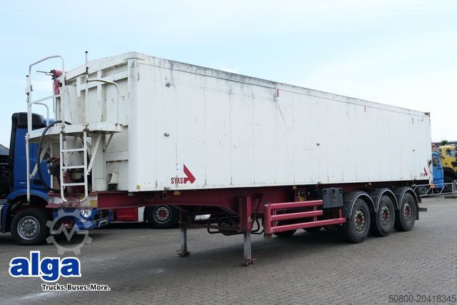 Kipper Auflieger STAS SA336K, Alu, 50m³, Alu-Chassis, Luft-Lift