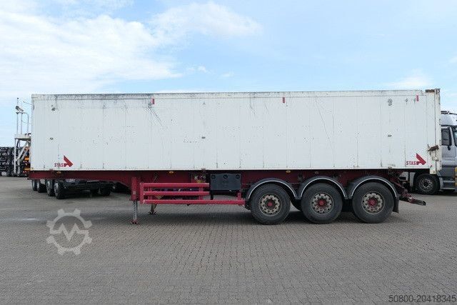 Kipper Auflieger STAS SA336K, Alu, 50m³, Alu-Chassis, Luft-Lift