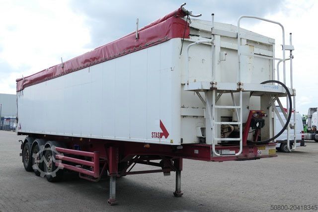 Kipper Auflieger STAS SA336K, Alu, 50m³, Alu-Chassis, Luft-Lift