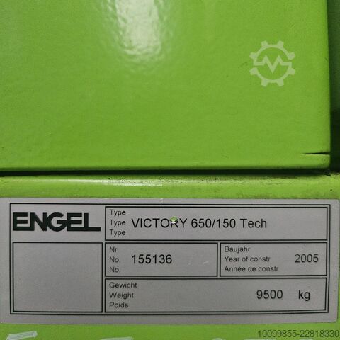 Injection molding machine ENGEL VC650/150