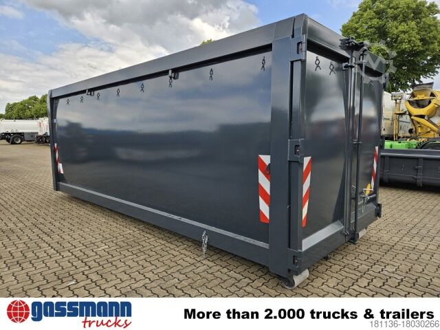 Roll-off container  Abrollcontainer mit Flügeltür ca. 36m³,