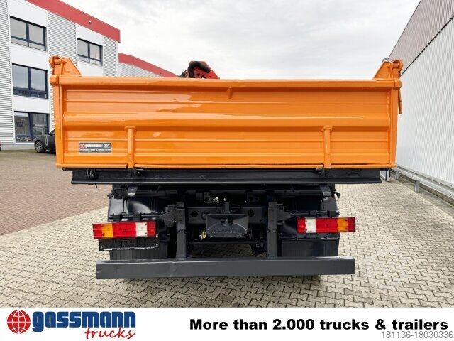 Kipper LKW Mercedes-Benz SK II 1820/24 K 4x2, Winterdienstaustattung, Kran