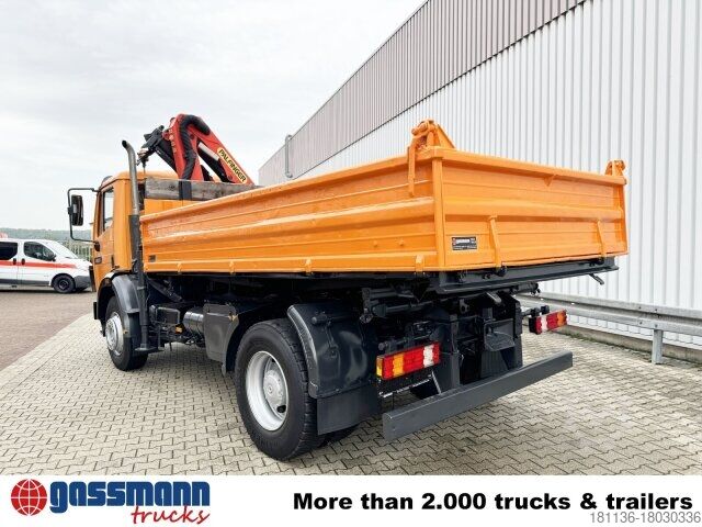 Kipper LKW Mercedes-Benz SK II 1820/24 K 4x2, Winterdienstaustattung, Kran