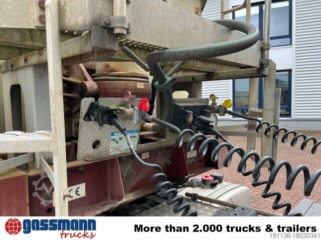 Tipper semitrailer Langendorf SKS-HS 24/28, Stahlmulde ca. 24m³, Liftachse