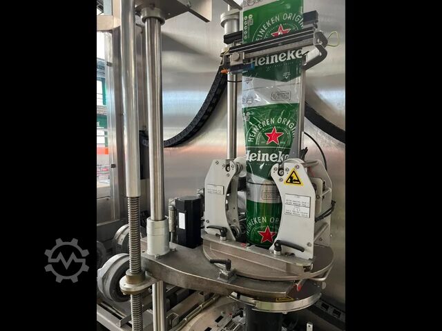 Used FUJI 410 sleeve applicator labeling machine for PET 10000 BPH Fuji Seal 410 DT-STH-DHA