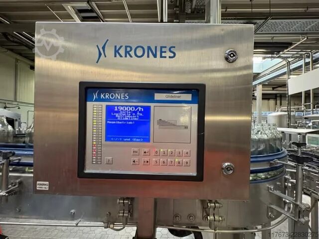 Gebrauchte KRONES-Abfüllanlage für Mehrweg-Glasflaschen, 20000 BPH KETTNER 