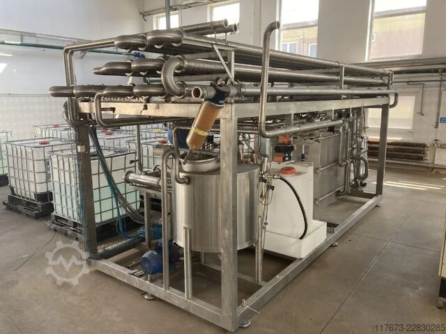 Gebrauchter BUCHER Rohr-in-Rohr-Flash-Pasteurisierer 12000 L/h Tetra Pak® PWAP 12000-S